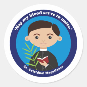 St. Cristóbal Magallanes Classic Round Sticker