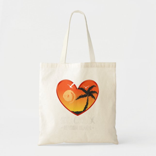 ST CROIX USVI CARIBBEAN ISLAND VACATION GETAWAY TOTE BAG (Front)