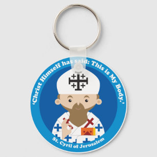 St. Cyril of Jerusalem Keychain