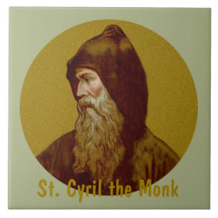 St. Cyril the Monk (M 002) Tile