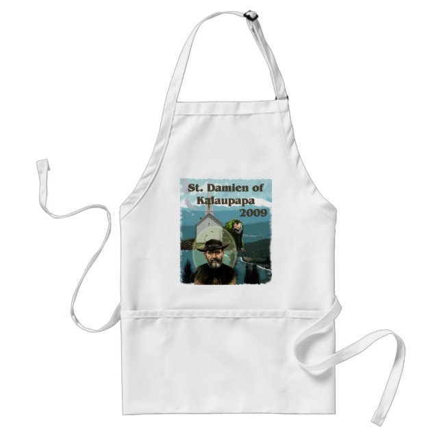 St. Damien of Kalaupapa, Molokai, Hawaii Standard Apron (Front)
