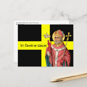 St. David du Pays de Galles (P 001) et sa carte po