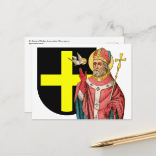 St. David du Pays de Galles (P 001) et sa carte po