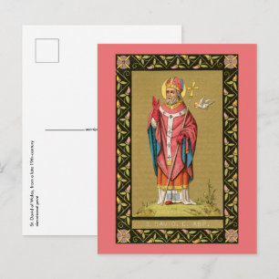 St. David of Wales (P 001) Postcard