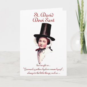 St. David's Day Greeting Card