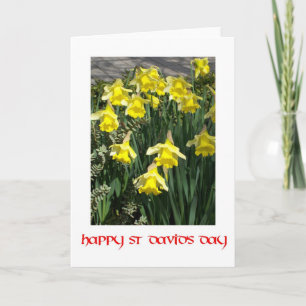 St David's Day Greeting Card