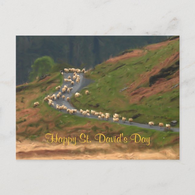St. David's Day Postcard (Front)