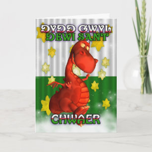 St. David's Day, Welsh Card, Dydd Gwyl Dewi Sant Card