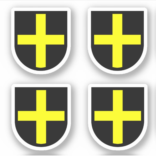 St. David's Shield 4-Up Contour (Front)
