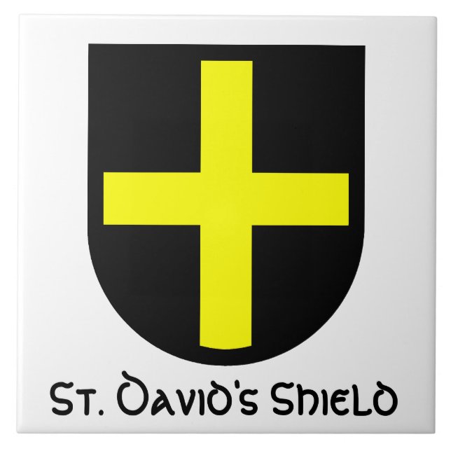 St. David's Shield Tile (Front)