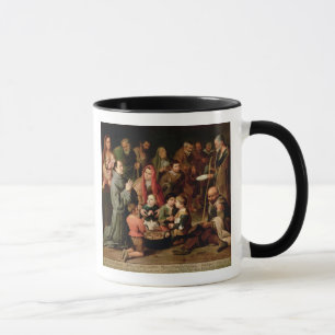 St. Diego of Alcala Giving Food to the Poor Mug
