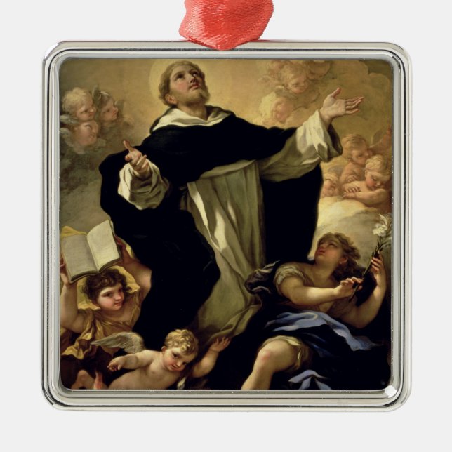 St. Dominic, 1170-1221 Metal Ornament (Front)