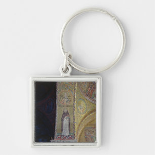 St. Dominic and St. Nicholas, mosaic in the atrium Keychain