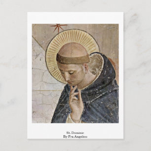 St. Dominic By Fra Angelico Postcard