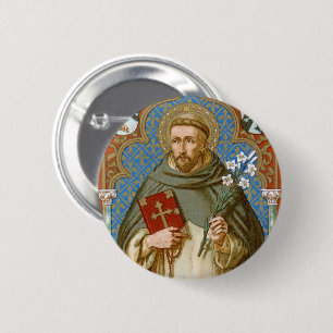 St. Dominic de Guzman (BK 011) 2 Inch Round Button