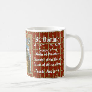 St. Dominic de Guzman (BK 011) Café Mug 1b