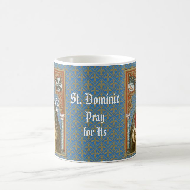 St. Dominic de Guzman (BK 011) Café Mug 2a (Centre)