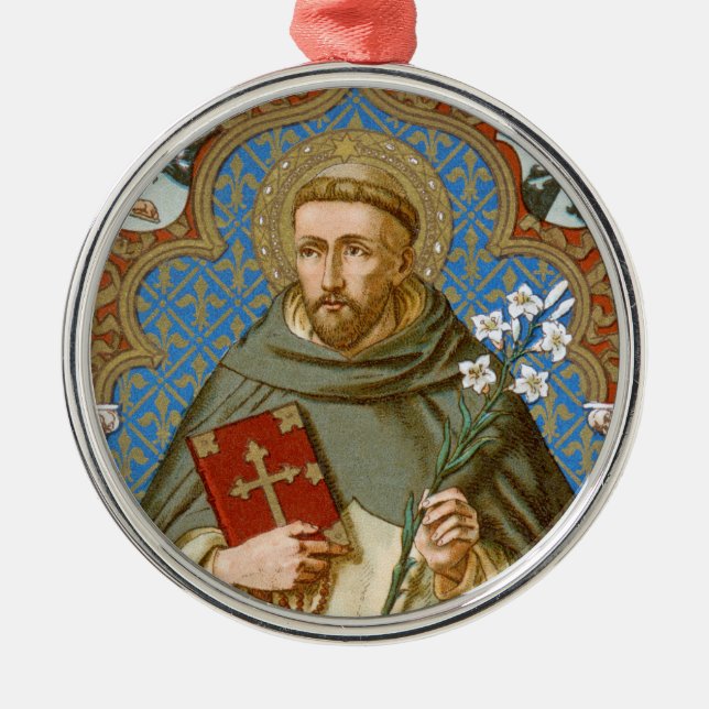 St. Dominic de Guzman (BK 011) Metal Ornament (Front)