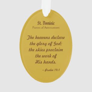 St. Dominic de Guzman (PM 02) Acrylic Ornament