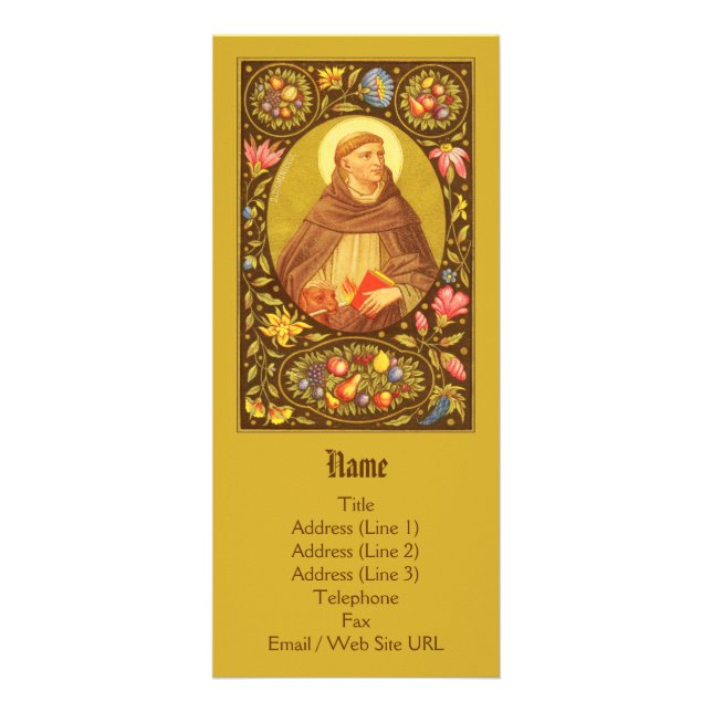 St. Dominic de Guzman (PM 02) Customizable Rack Card (Front)