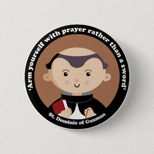 St. Dominic of Guzman 2 Inch Round Button
