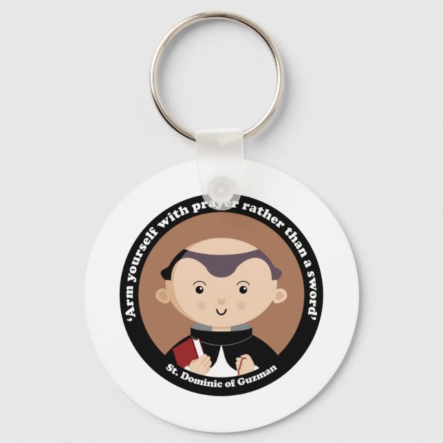 St. Dominic of Guzman Keychain (Front)