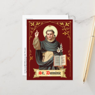 St. Dominic Preaching (BEN 002)  Postcard