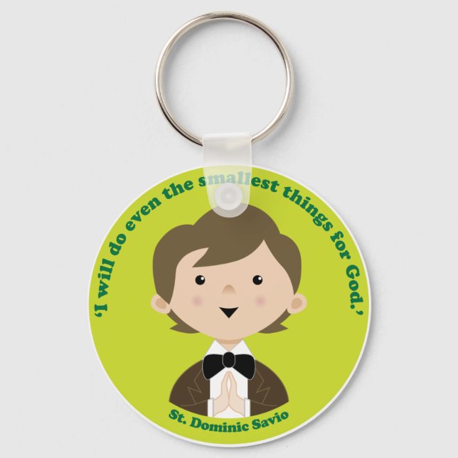 St. Dominic Savio Keychain (Front)