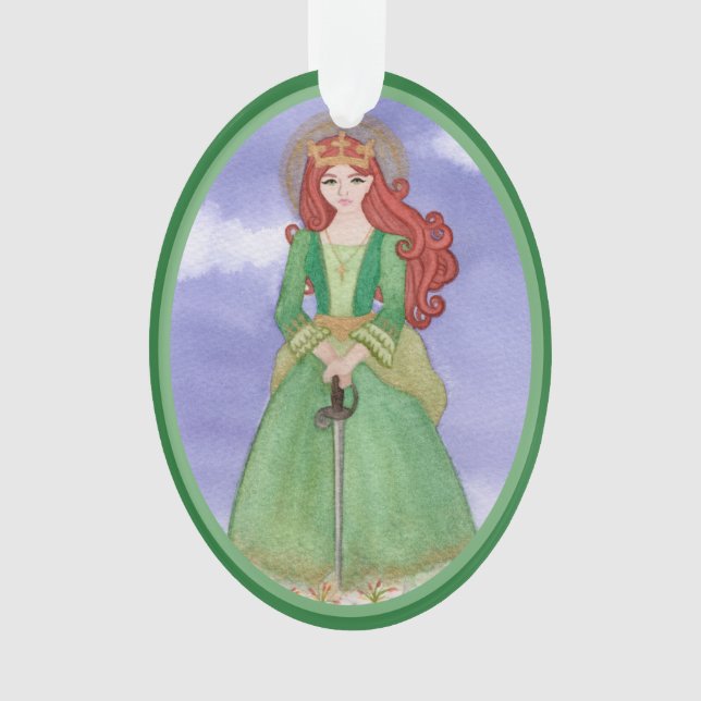 St. Dymphna Anxiété Dépression Maladie mentale (devant)