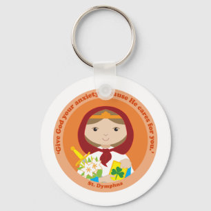 St. Dymphna Keychain