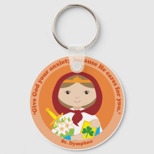 St. Dymphna Keychain