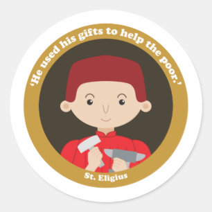 St. Eligius Classic Round Sticker