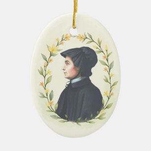 St Elizabeth Ann Seton God's Peace and Blessings Ceramic Ornament