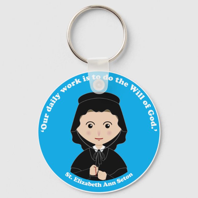 St. Elizabeth Ann Seton Keychain (Front)