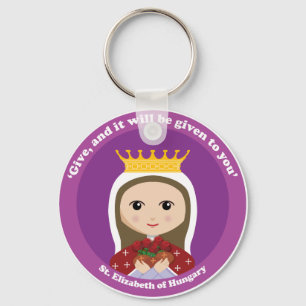 St. Elizabeth of Hungary Keychain