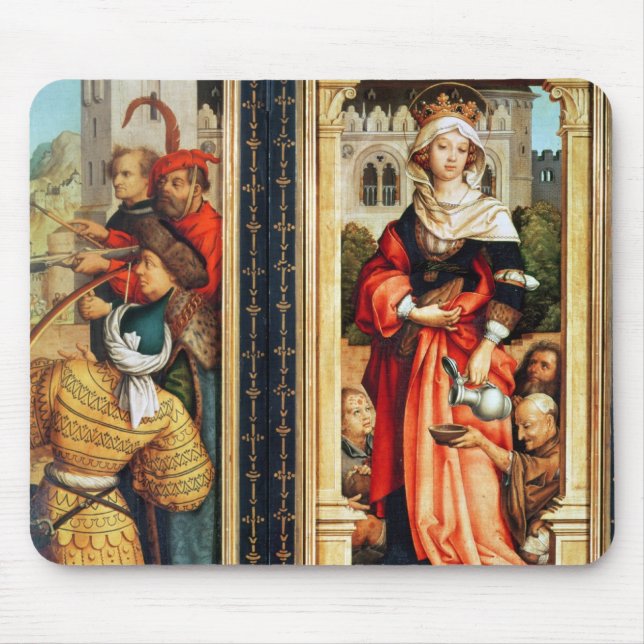 St. Elizabeth of Hungary Mouse Pad (Front)