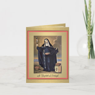 St. Elizabeth of Portugal Greeting Card