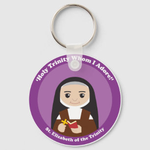 St. Elizabeth of the Trinity Keychain