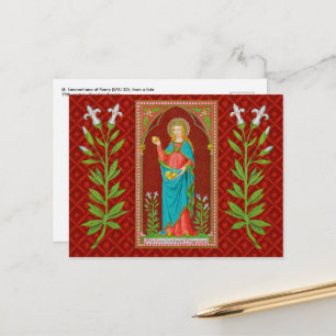 St. Emerentiana of Rome (SAU 36) Postcard
