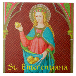 St. Emerentiana of Rome (SAU 36) Tile