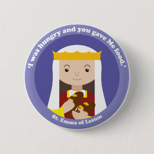 St. Emma of Lesum 2 Inch Round Button