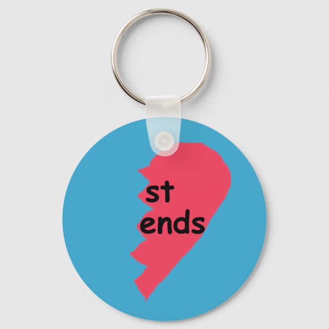 ST ENDS Keychain Half (Front)