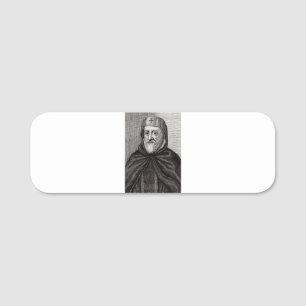 St. Ephrem the Syrian Teacher of Repentance Art Name Tag