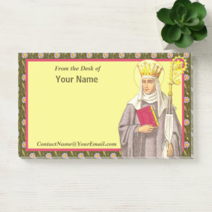 St. Etheldreda (Audrey) (P 003) 10"x6" Post-it Notes