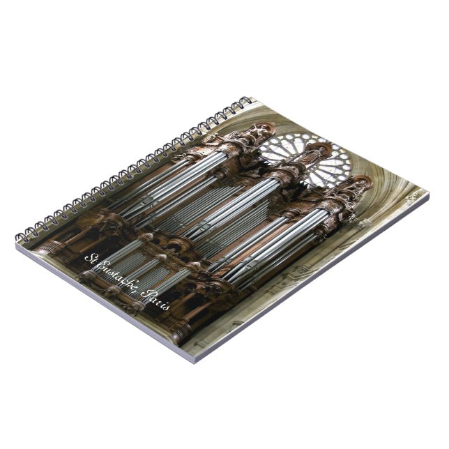 St Eustache organ notebook (Left Side)