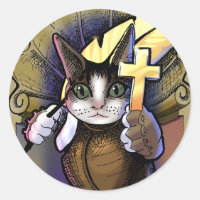 St. Expeditus, patron saint of speedy resolutions.