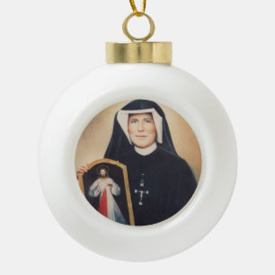 St.Faustina Christmas Ornament
