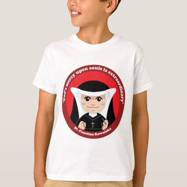 St. Faustina Kowalska T-Shirt (Front)