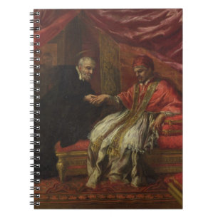 St. Filippo Neri Curing Pope Clemente VIII Notebook