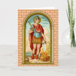 St. Florian of Lorch (BK 32) Blank Greeting Card